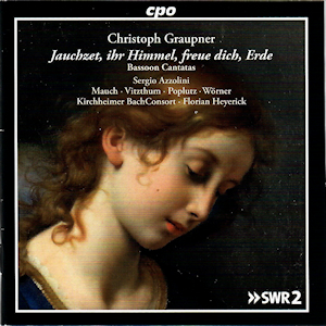 CD-Cover: Christoph Graupner - Jauchzet, ihr Himmel