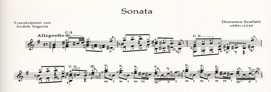 Scarlatti-Sonate