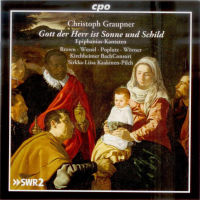 CD-Cover: Graupner, Epiphanias-Kantaten